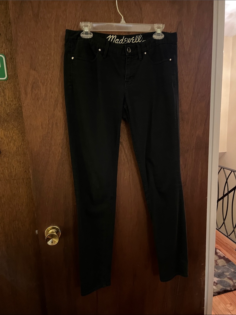 Vintage Madewell Black Slim Fit Jeans